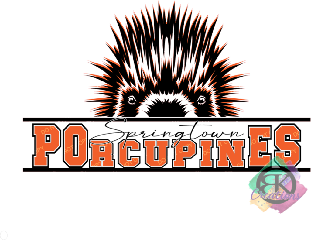 SP1088 - Peeking Porcupine TRANSFER ONLY