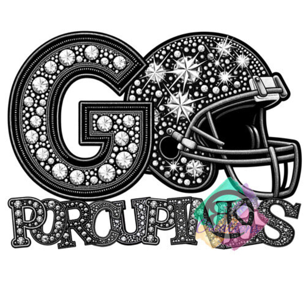 SP1140 - Faux Rhinestone Go PORCUPINES