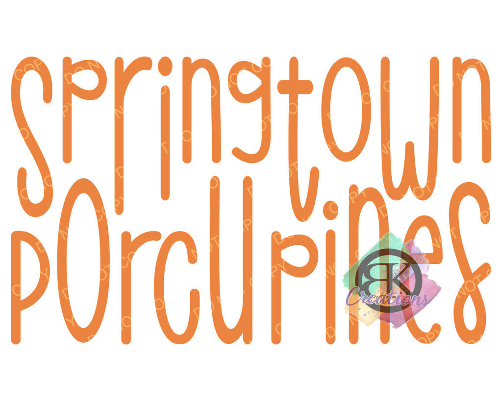 SP1157 - DOODLE SPRINGTOWN PORCUPINES