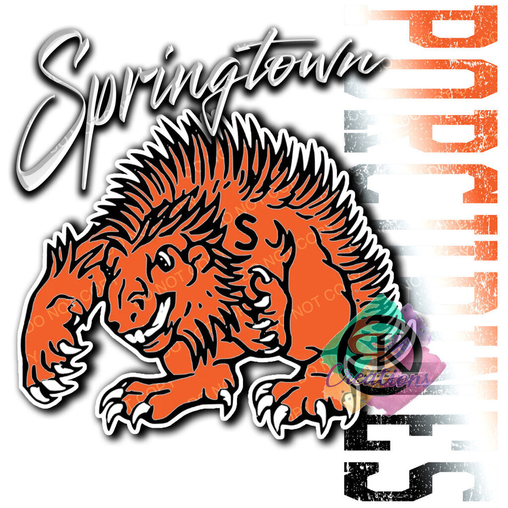 SP1115 - OMBRE PORCUPINES ON THE SIDE