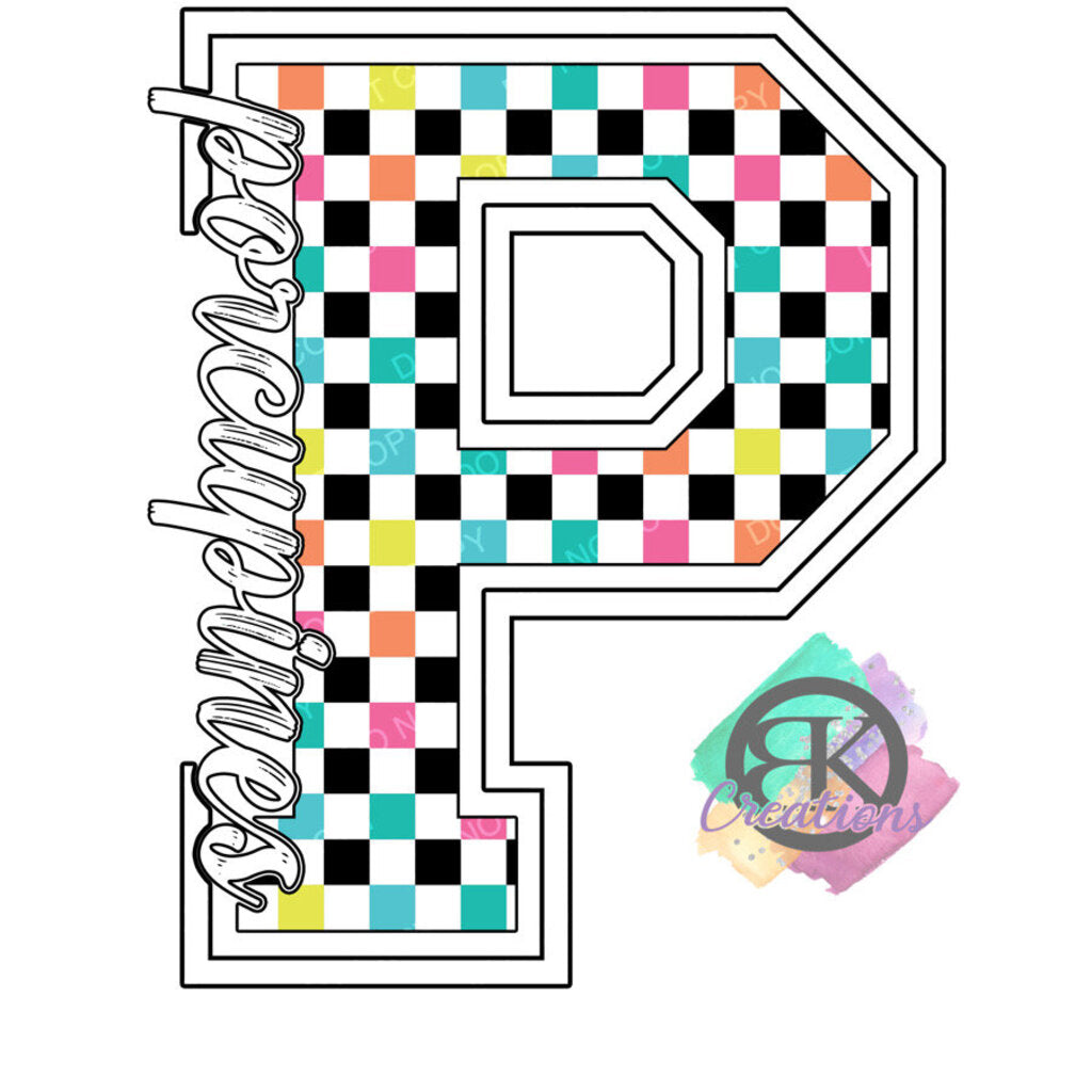 SP1153 - NEON CHECKERED P