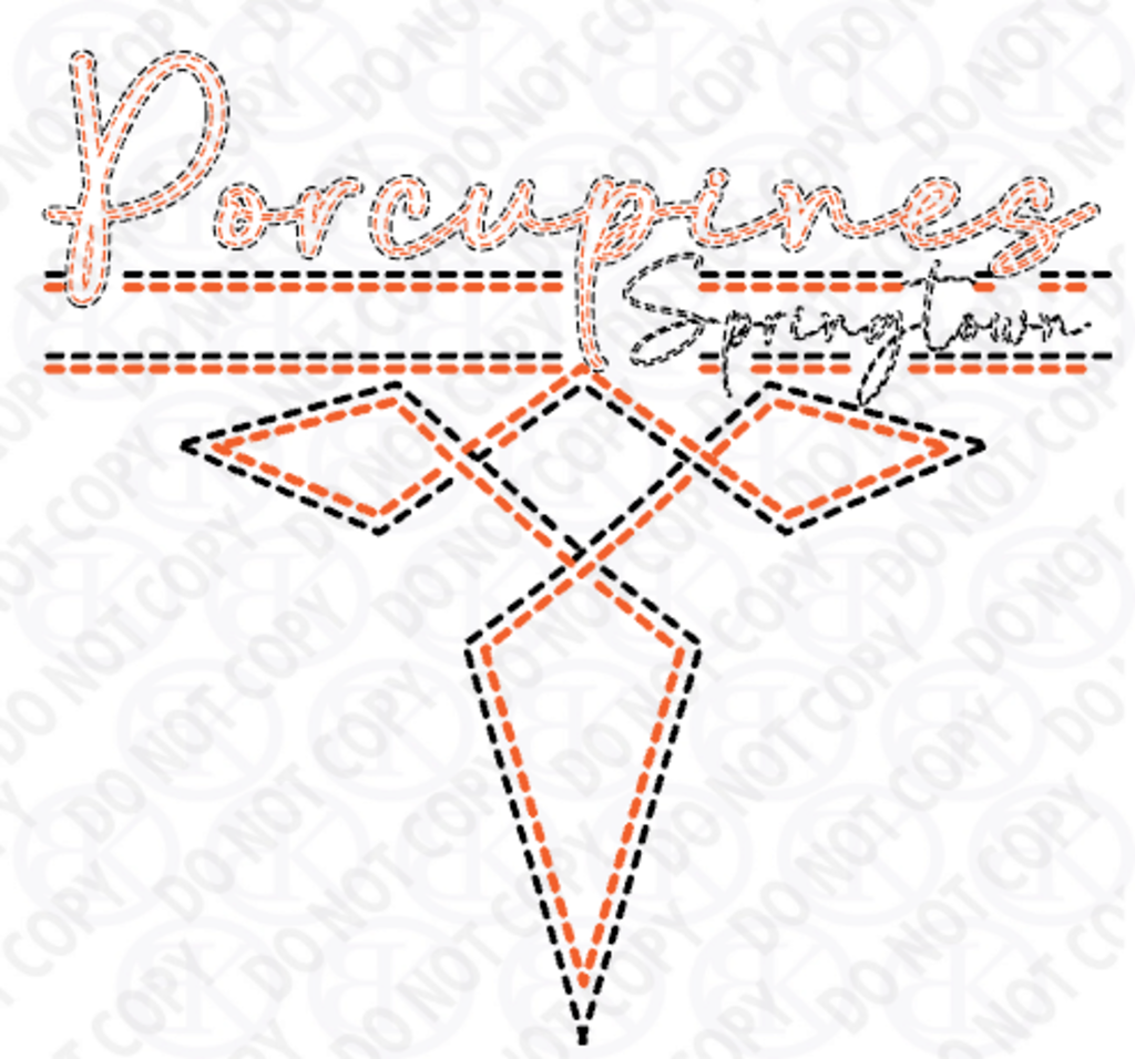 SP1098 - Springtown Porcupines - Stitches