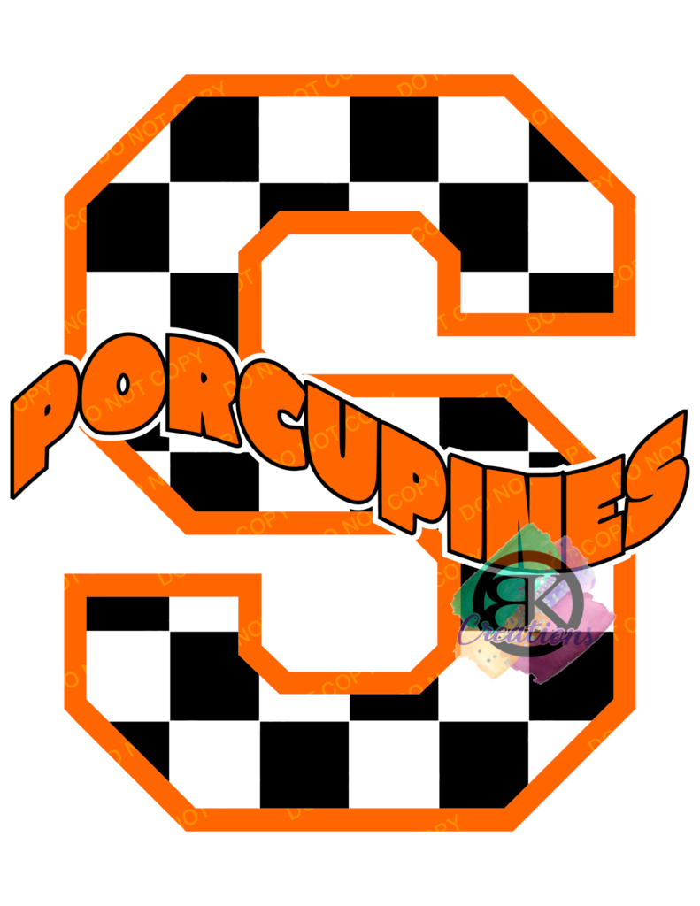 SP1031C - CHECKERED S WAVY POCUPINE