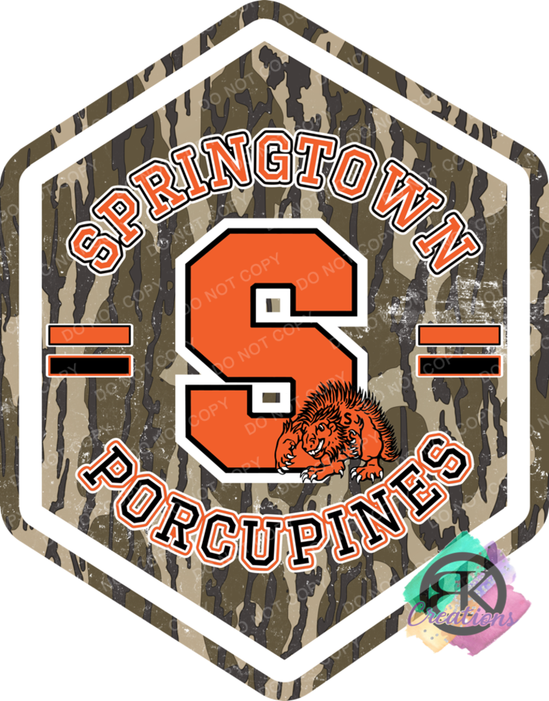 SP1187 - CAMO WITH SPRINGTOWN PORCUPINES S