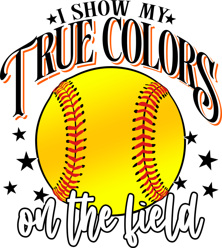 SP1134D - SOFTBALL - TRUE COLORS ON THE FIELD TRANSFER ONLY