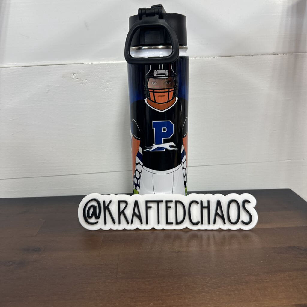 Peaster Football Water Bottle