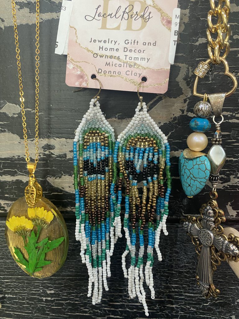 Beaded Shag Earrings