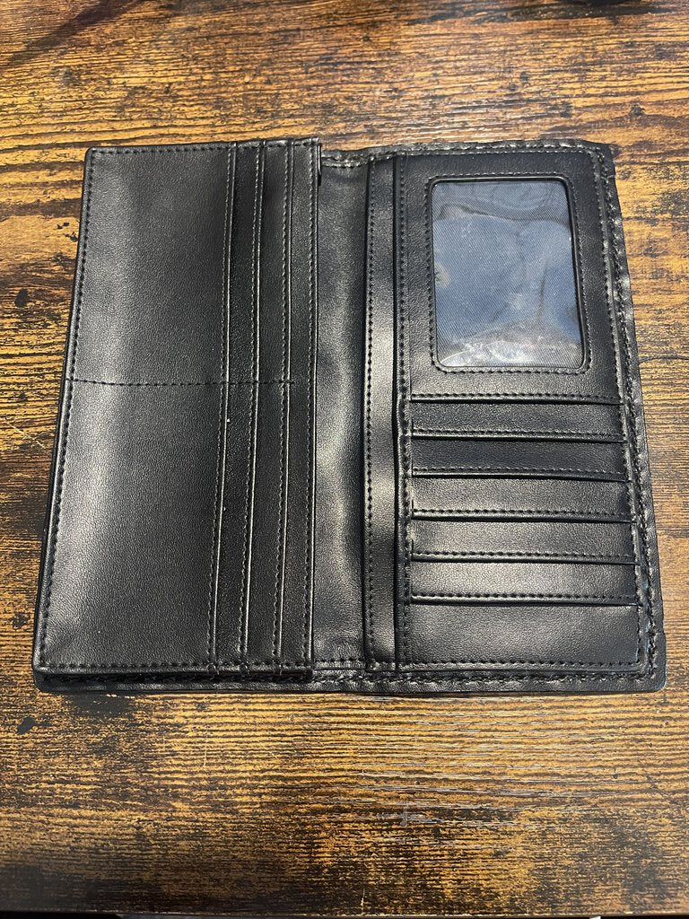 Cowhide Leather Clutch Wallet