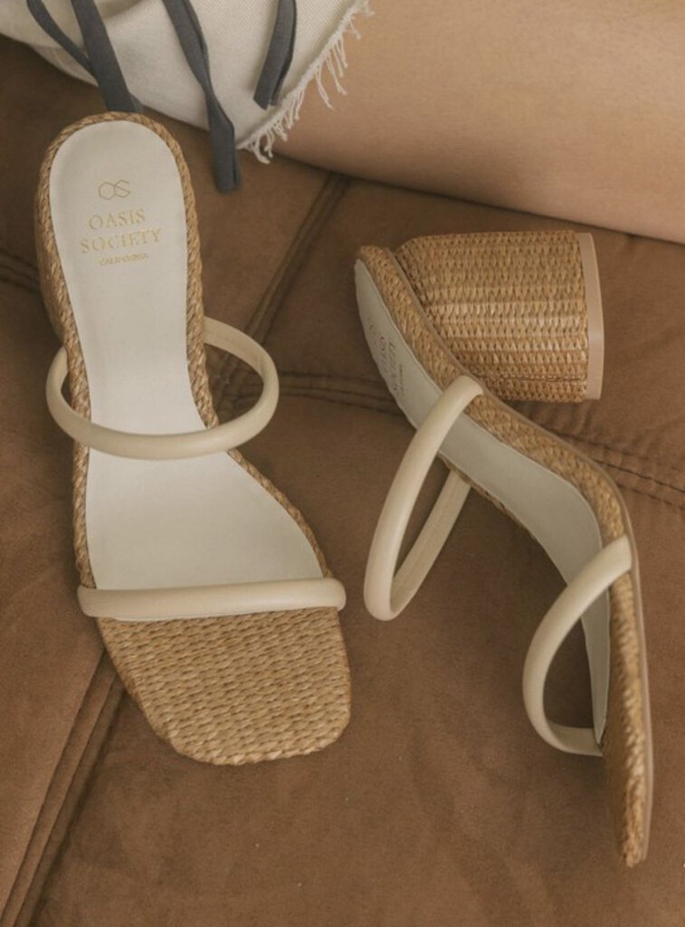 The Margaret - Rattan Heels