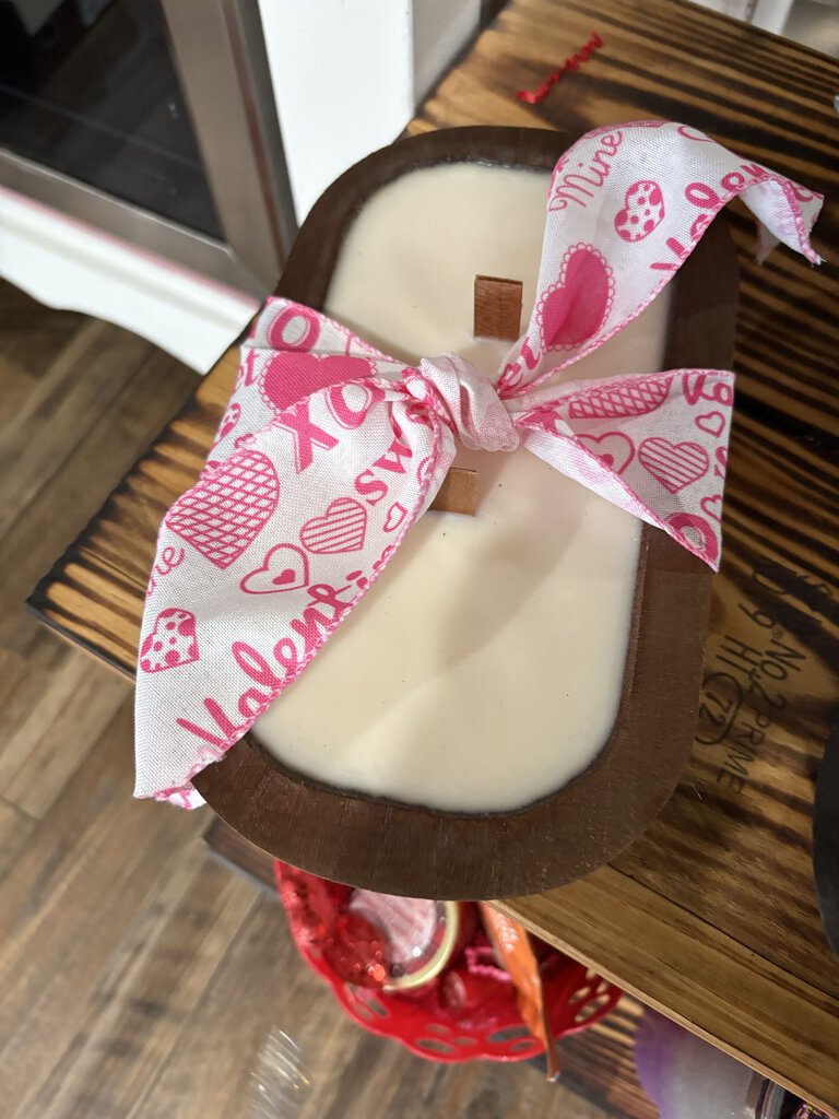 Candle, Rustc Blk Dgh Bowl Cashmere/Marshmallow