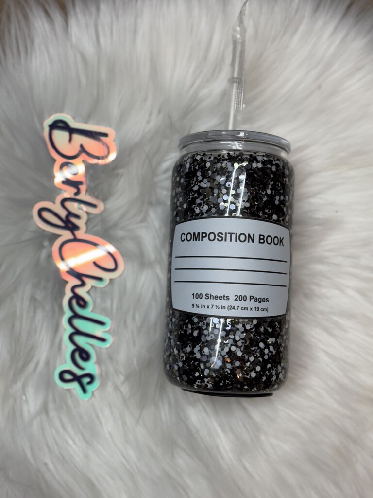16 OZ SNOWGLOBE COMPOSITION NOTEBOOK