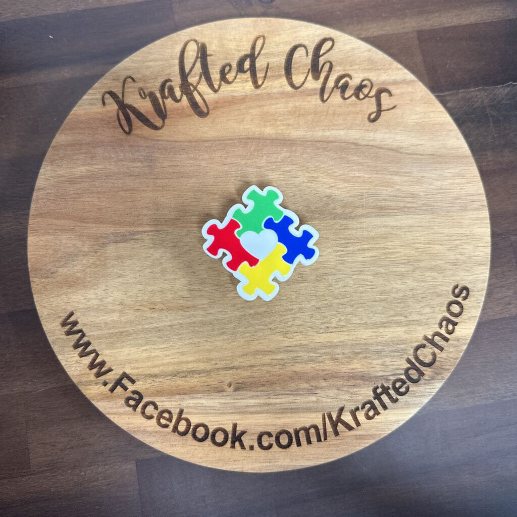 Bogg Charm - Puzzle piece heart