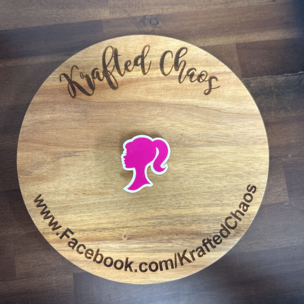 Bogg Charm - Pink Head Silhoutte