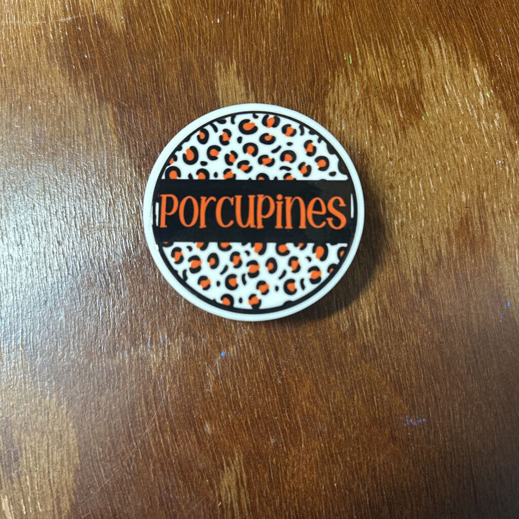 Bogg Charm - Porcupine Circle Leopard