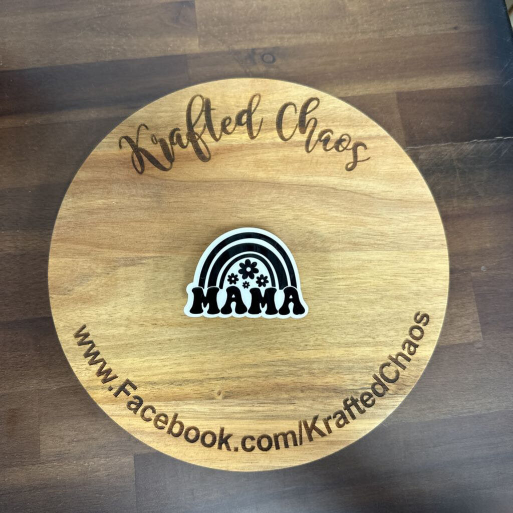 Bogg Charm - Mama Rainbow blk/wht