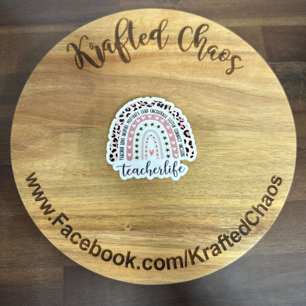 Bogg Charm - Teacher Rainbow