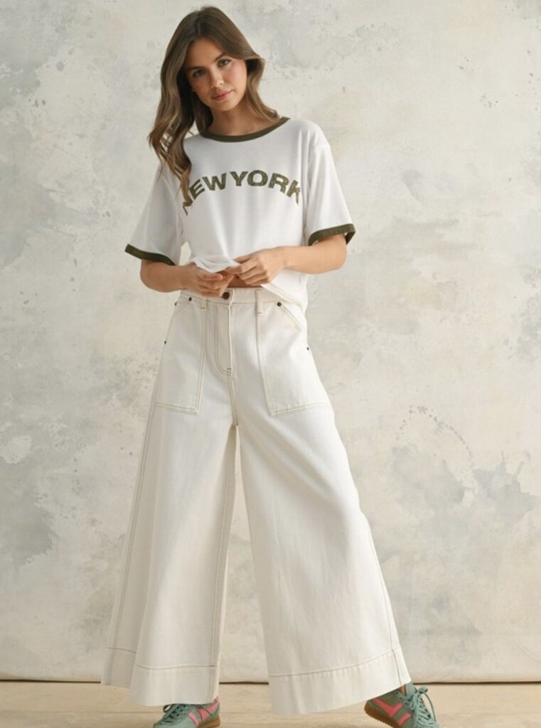 New York Cropped Summer Tee