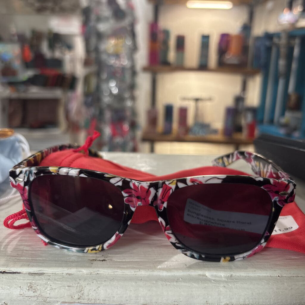 Sunglasses, Square Floral