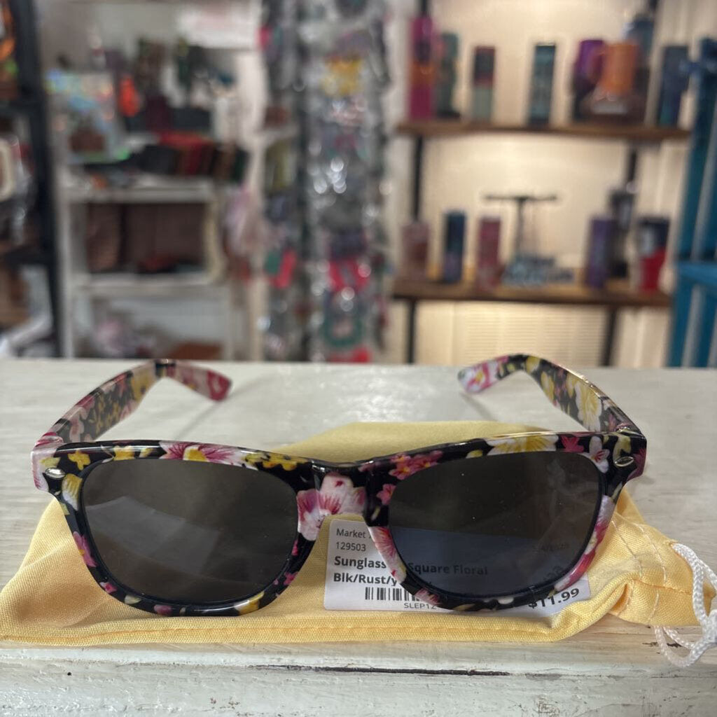 Sunglasses, Square Floral