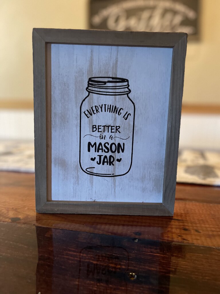 White rectangle gather sign