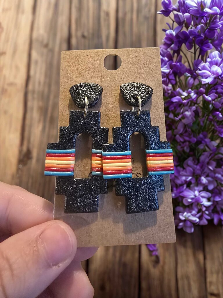 Aztec Stud Dangles