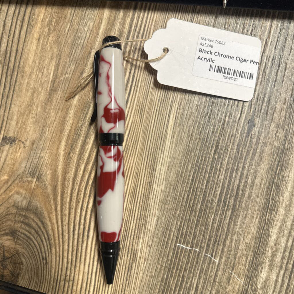 Black Chrome Cigar Pen