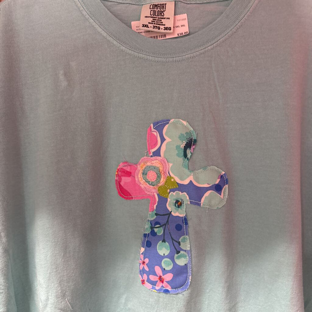 Mint cross comfort color shirt 2xl