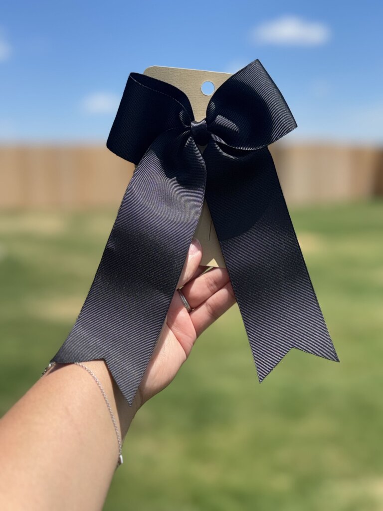 Thin Cheer bow Black