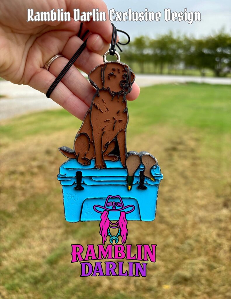 Duck Dog Freshie in Coconut Scent