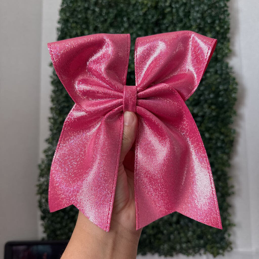 Hot Pink boxed cheer bow