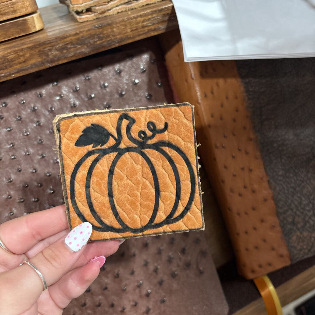 Pumpkin Coaster Set