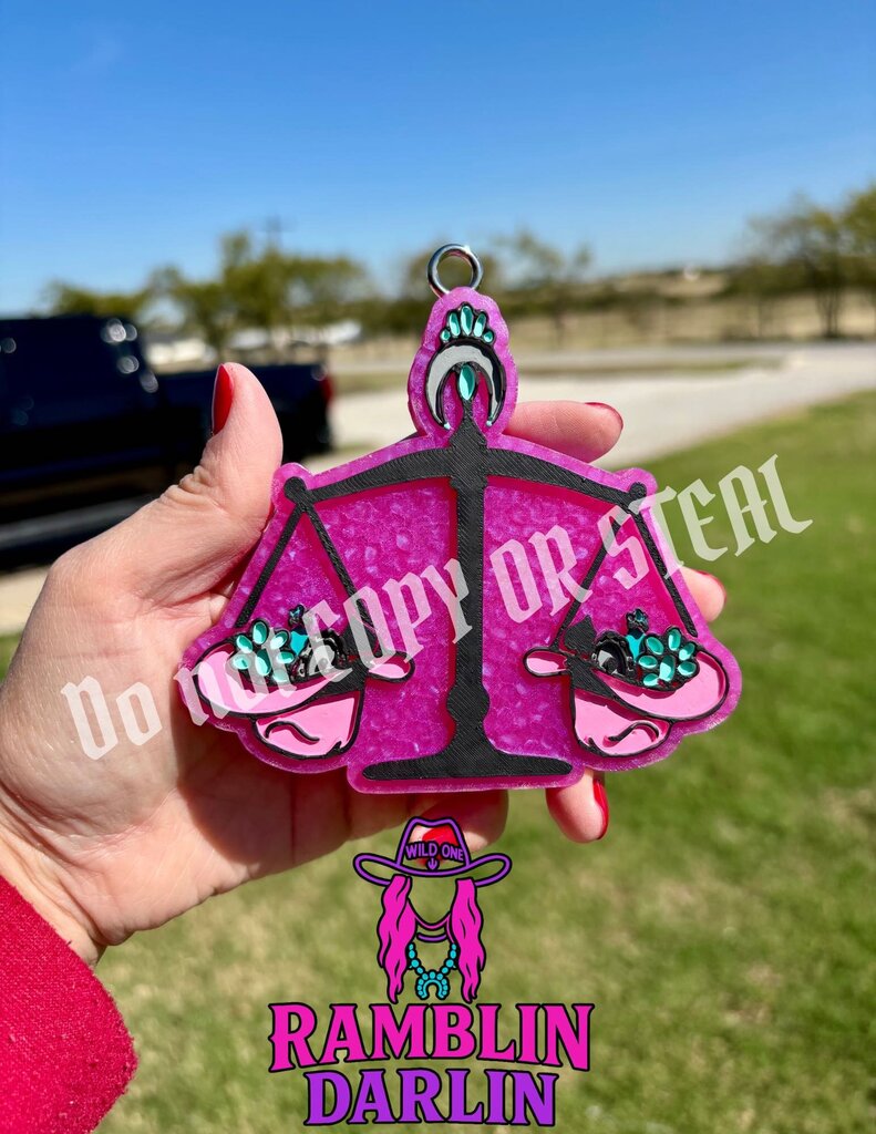 Western Libra Freshie in Sparkling Agave Scent