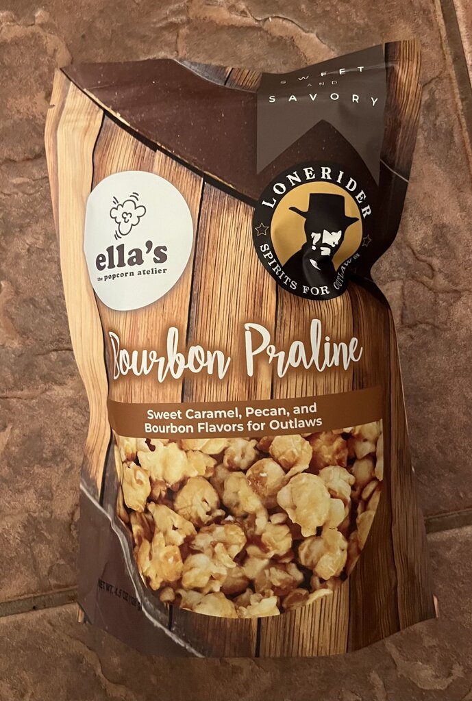 POPCORN-BOURBON PRALINE