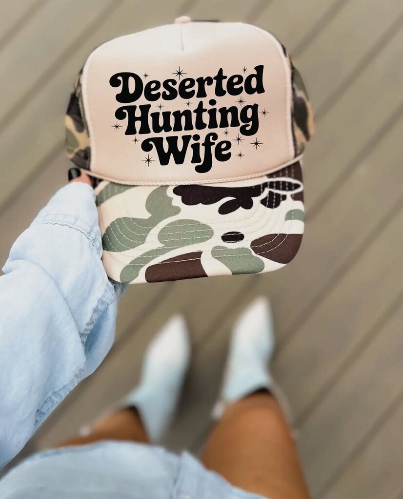 Deserted Hunting Wife Trucker Hat