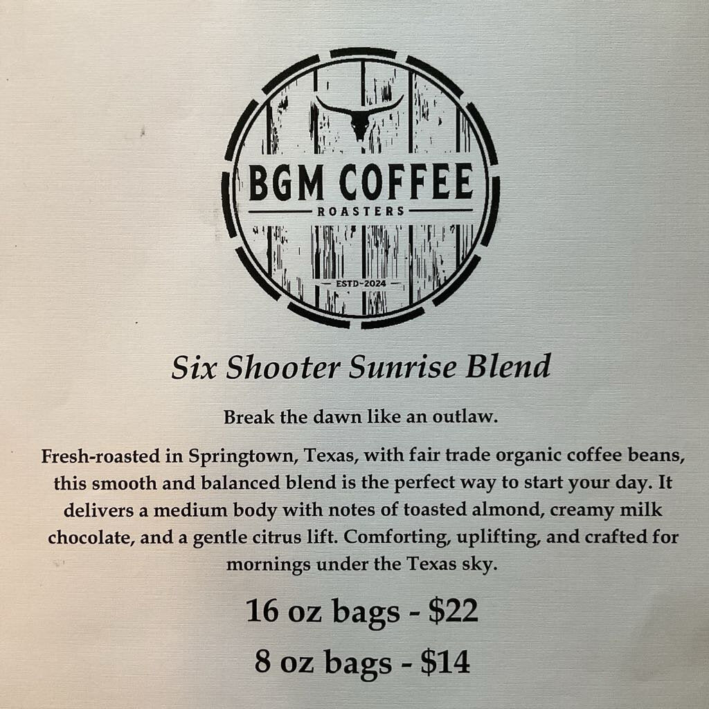 Six Shooter Sunrise - 8 oz GROUND