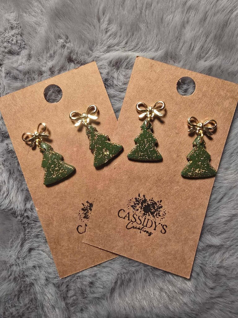 Tree & Bow Dangles