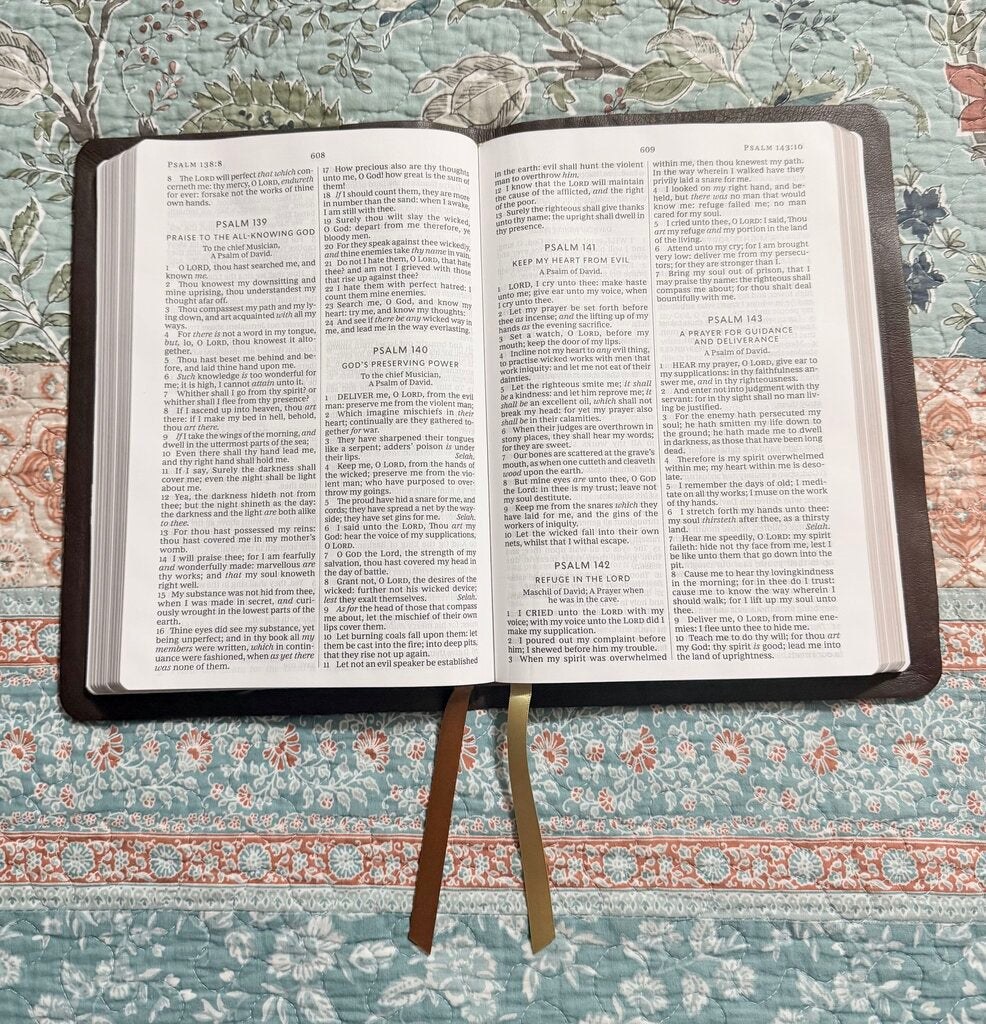 Cape Buffalo/Ostrich Bible Rebind Thomas Nelson Thinline KJV