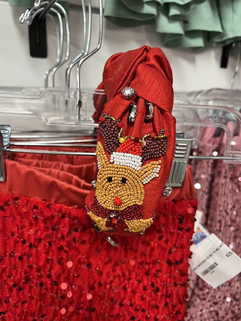HEADBAND RED REINDEER