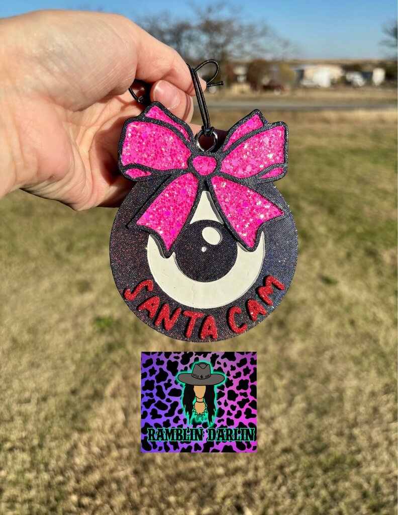 Santa Cam Freshie in Gummie Bear Slushie Scent