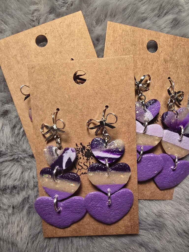 Tiered Heart Dangles