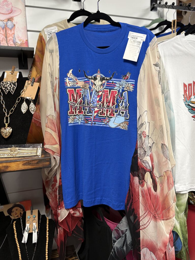 Shirt, Vintage Boho Western Mama