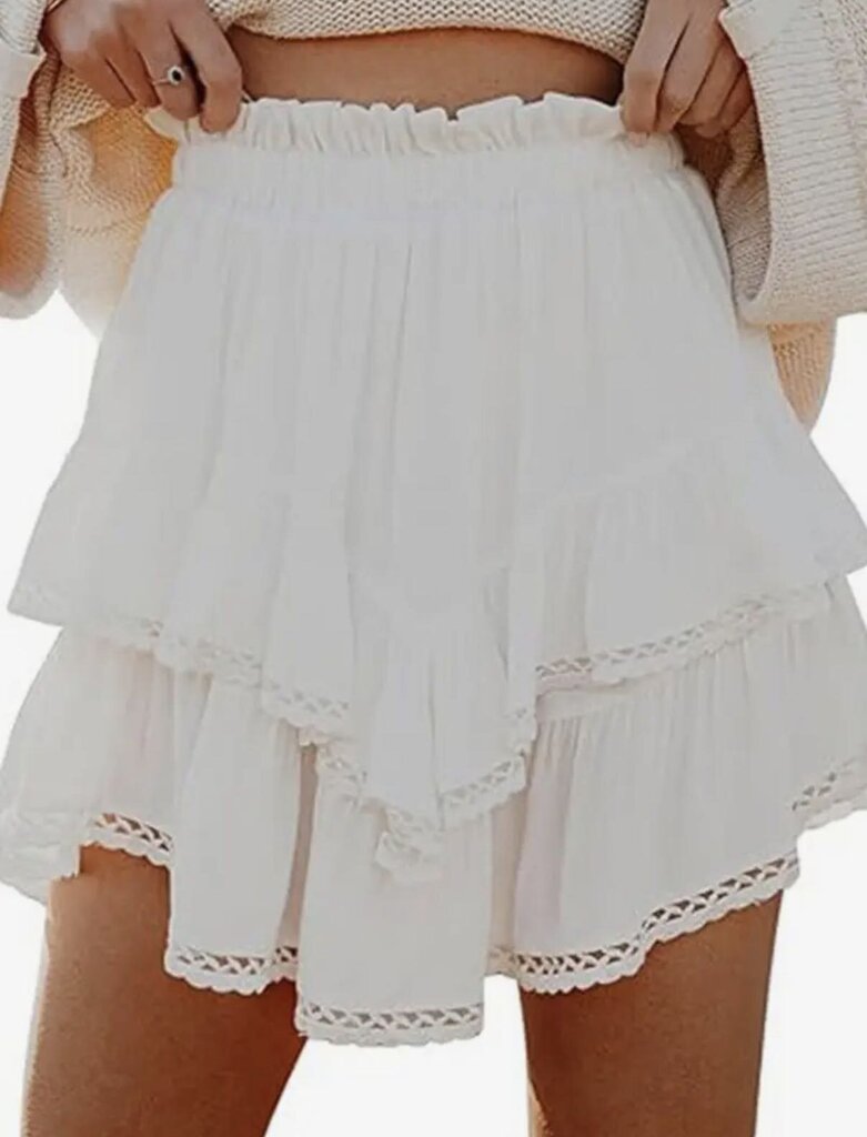 Ruffle Mini Skirt