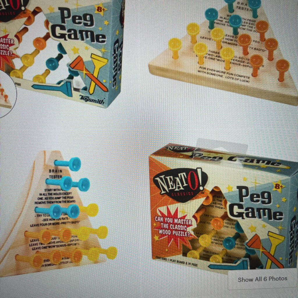 CLASSIC WOODEN PEG GAME