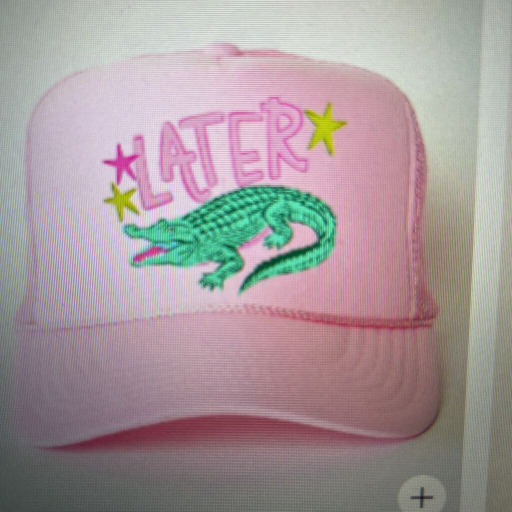 HATS-LATER GATOR LIGHT PINK