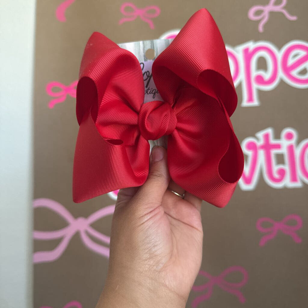 Red boutique bow