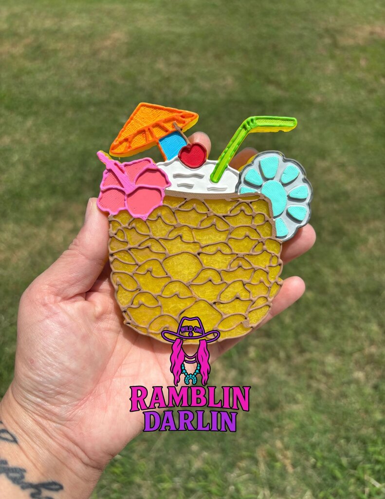 Pineapple Drink Freshie in Cowgirl Britches Scent