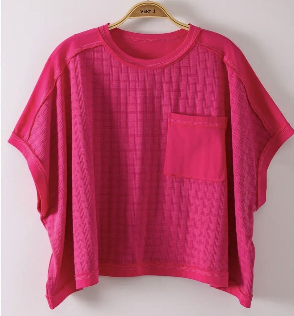 Textured Flow Top