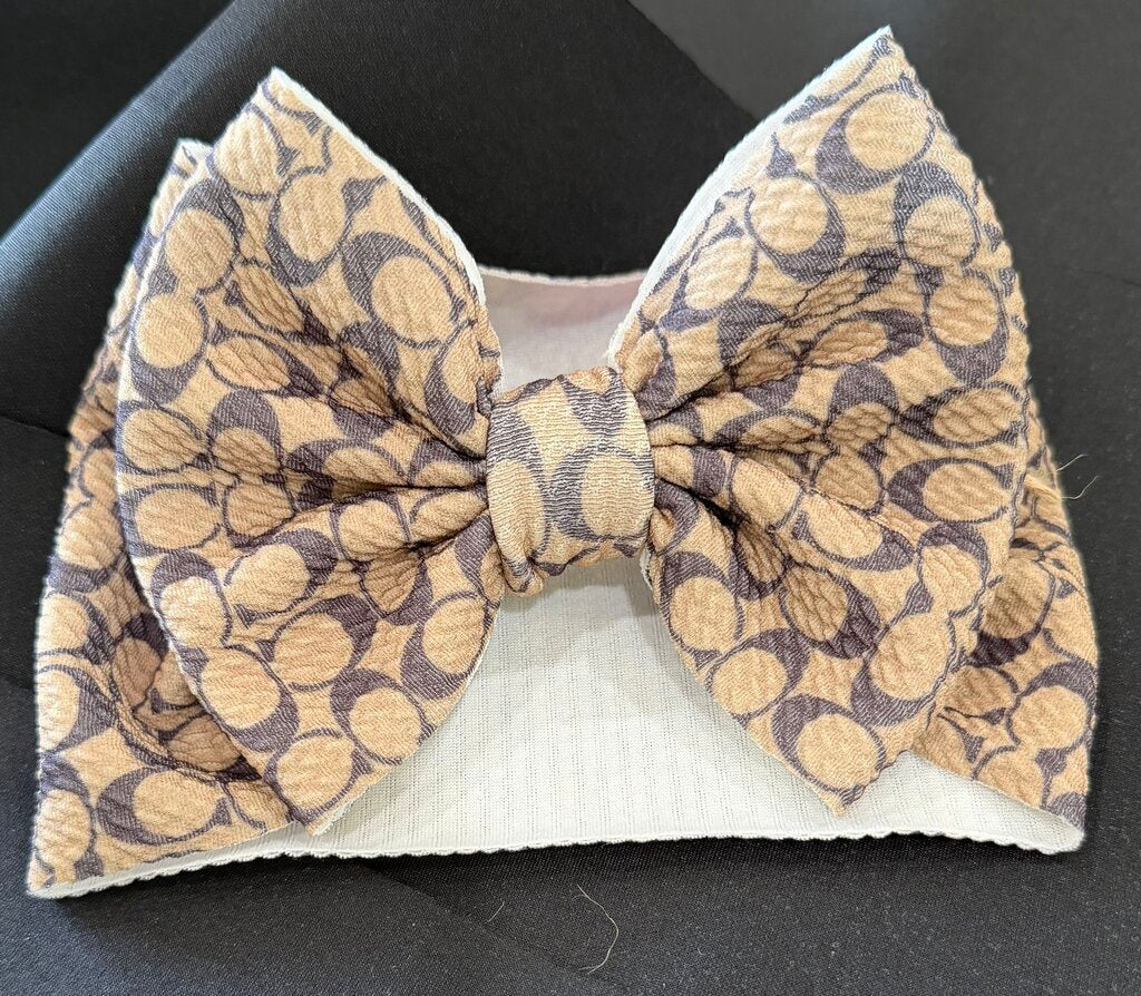 Coach headwrap brown