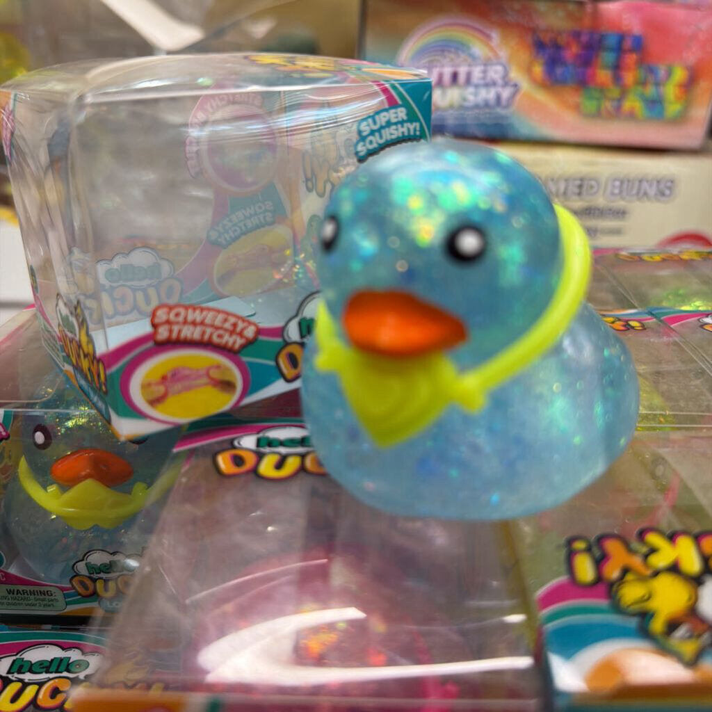 Squish - Glitter Maltose Duck with Removable Necklace