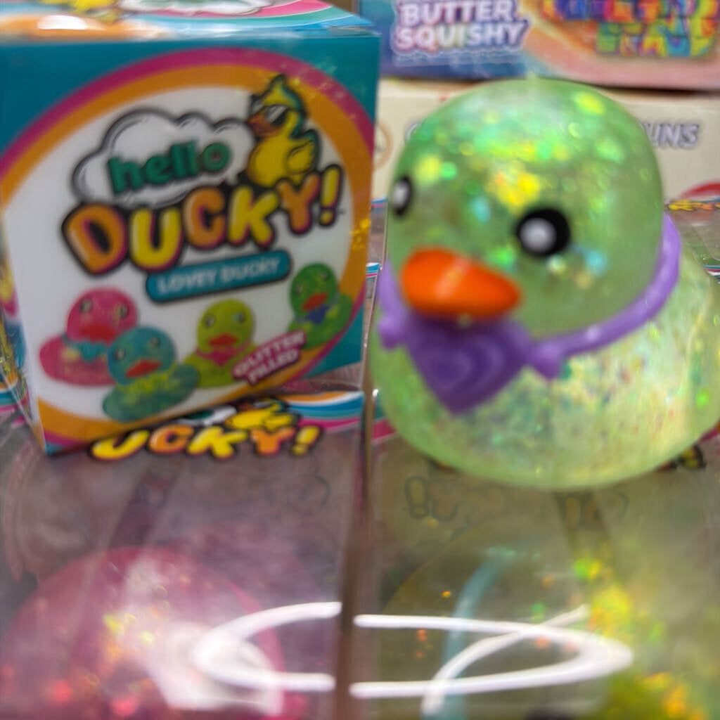 Squish - Glitter Maltose Duck with Removable Necklace